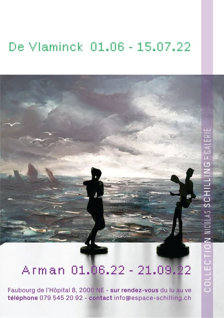 Affiche expo Maurice De Vlaminck Arman